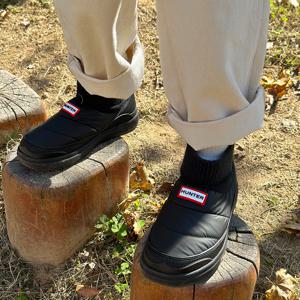 [정상가 149,000원][JUNIOR] 인앤아웃 푸퍼 니트 커프 부츠 - 블랙 HBJ0002FFRBLK