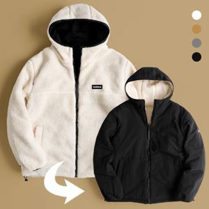 [MNC] 리버시블 남녀공용 173양털후드자켓 (MDPD046WS)