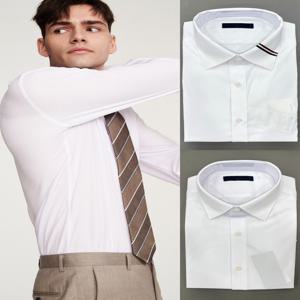 다림질이 필요없는 링클프리 이지케어 남자 115 빅사이즈 화이트 정장 와이셔츠 흰셔츠 하얀남방 3종 택 1