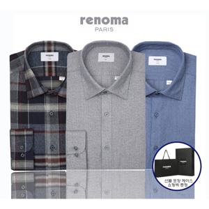 [롯데백화점][레노마(셔츠)]레노마셔츠 겨울 기모 남방 와이셔츠 특집전