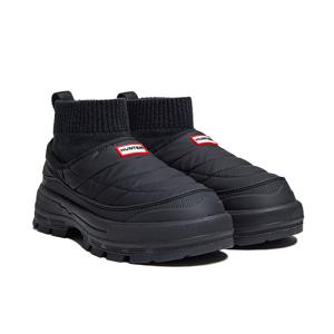 [정상가 199,000원][UNISEX] 익스플로러 온 푸퍼 니트 커프 부츠 - 블랙 HDUK101FBZBLK