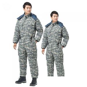 [하프클럽] 683 겨울 작업복 얼룩이 일체형 스즈끼 방한복 정비복