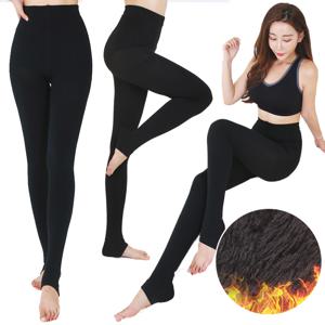 [케이에스몰] 융털레깅스 발고리 타이즈 융 기모 겨울 스타킹