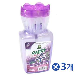라벤더 아로마 수 400ml 방향제 3개 카페방향제 차량방향제 선물용 실내방향제 탈취방향제