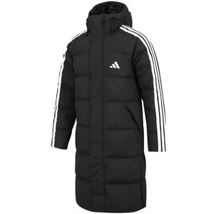 JZ8731 아디다스 3-스트라이프 레귤러 핏 롱 다운 코트