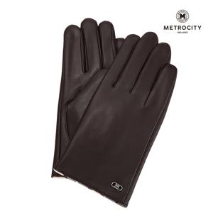 메트로시티 체크파이핑 남성 가죽장갑 MGMJ-L501