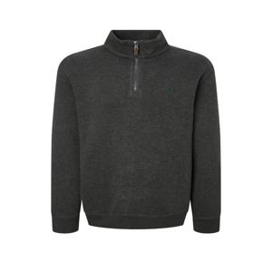 남성 [[24FW]] WHTS4D433CG [스테디셀러] 차콜그레이 짜임 면 긴팔반집업티셔츠