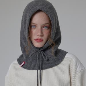 [정상가 79,000원][WOMEN] 에센셜 니트 바라클라바 - 차콜 HDW0001CHZCHC