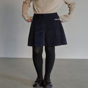 [비뮤즈맨션] Corduroy skirt pants - 2colors [BE24WIPT001]