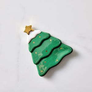 [모던하우스] 윈터카니발 크리스마스 트리 수저받침