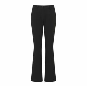 여성 린넨 밴드 부츠컷 팬츠(X2PTU6731BK)