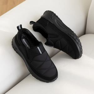 [브리치]  /  기모안감 차카 퀼팅 패딩 슬립온 4.5cm