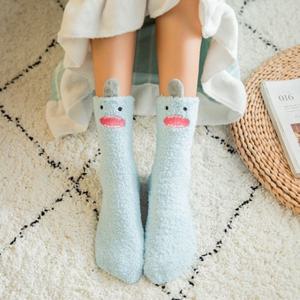 [브리치]  / 몬스터 소프트 극세사 가족 수면 양말