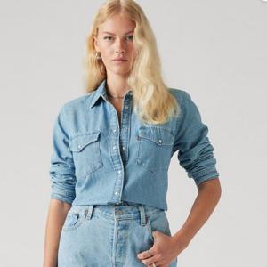 여성 에센셜 웨스턴 청셔츠  16786-0018 (19283971)