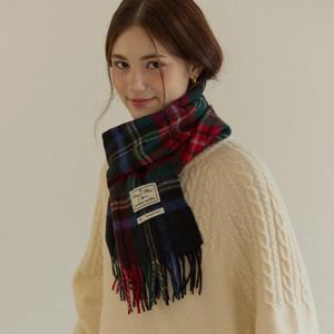 [아워호프] Ordinary Check Wool Muffler - Red Black Check [H25WT-AC03-RBC]