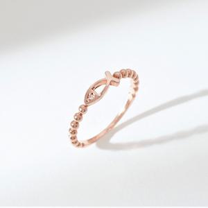 [GB] 럭키피쉬 탄생석 볼라인 14K GOLD 반지 LRS22227G