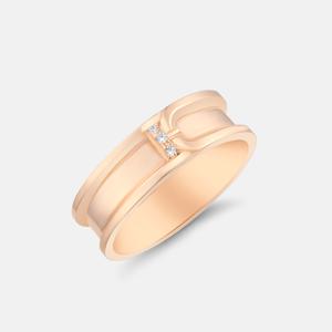 [메트로시티 주얼리] 링크 14K 로즈 반지 A241GR3177R4A