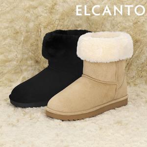 인텐스 여성 스웨이드 퍼 부츠 2cm LCWA14I34V