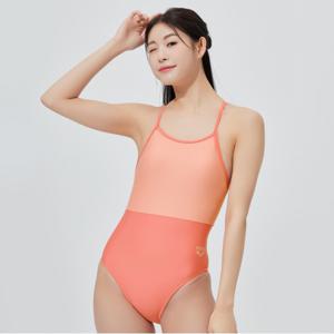 코튼캔디 원피스 더블 스트랩 타이백 A4SL1LO63COR