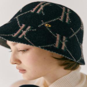 헤지스 액세서리 [[25FW]] HIHE5F801N2 [선물추천][HARIATO] 네이비 울혼방 버킷햇