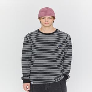 [[25FW]] SPTS5F902BK [HAZZYS PHIZ] 블랙 스트라이프 롱슬리브