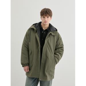 게스진 남성 디테쳐블 물결 퀼팅 라이너 후드점퍼 MP3W4890