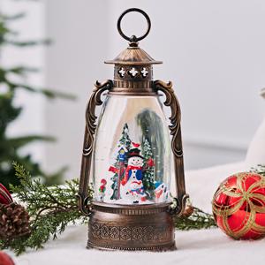 [라이브]보그 워터볼 랜턴_눈사람(회전)