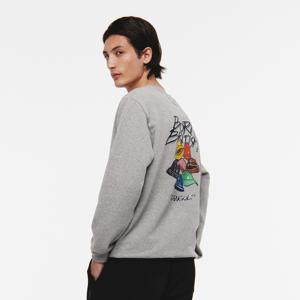 햇 컬렉션 세미오버핏 스웨트셔츠 1790 멜란지그레이