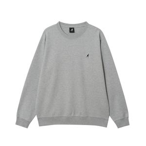 박스 로고 세미오버핏 스웨트셔츠 1791 멜란지그레이