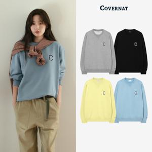 [택가: 79,000원][최윤지 착용] C 로고 맨투맨 4종 택1 CO2503CR03