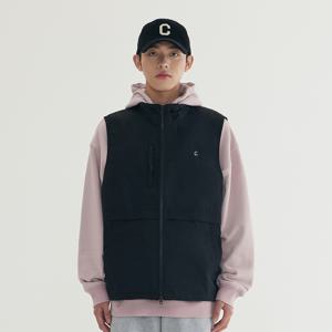 [택가: 129,000원] 윈드브레이커 베스트 Black CO2503JK02