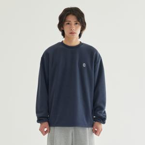 [택가: 89,000원] 웜온 플리스 맨투맨 Teal Blue CO2503CR15