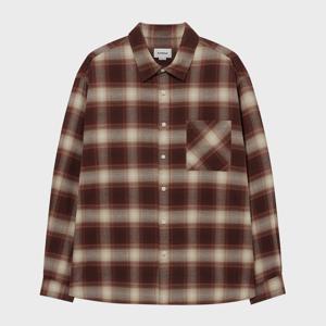 [택가: 119,000원] 브러쉬드 옴브레 체크셔츠 Brick CO2504SH32