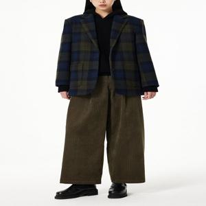 [톰보이] 체크 싱글 울 자켓 9174412983