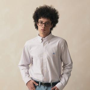 [정상가 179000원] 논아이론 옥스포드 스트라이프 셔츠 (멀티) (BBTHMM79657FS)