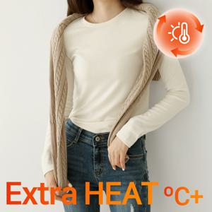 [엘브랜드] 마이크로 극세사 발열 라운드넥 데일리 티셔츠