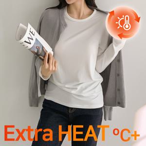 [엘브랜드] 마이크로 극세사 발열 유넥 기본 티셔츠