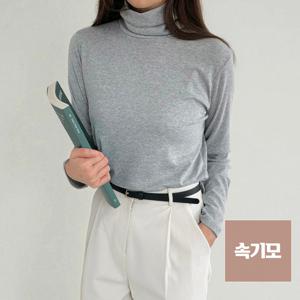 [엘브랜드] 루즈넥 소프트 속기모 폴라 티셔츠