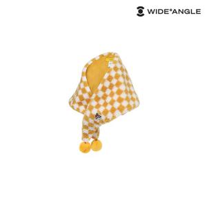 여성 WG 플리스 체크 퍼방울 스카프_WWW22Z08Y7 (정상가:59,000)