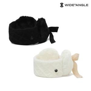 여성 CO 니트 리본 골프 귀마개_WWW23Z02 (정상가:59,000)