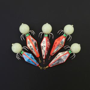 딱붙어 삐까뻔쩍 홀로그램 야광애자 쭈꾸미낚시채비쭈킬에기프리