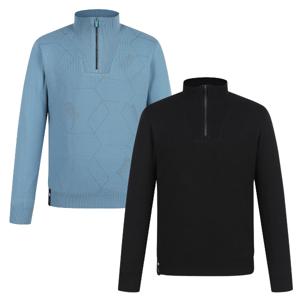 [핑골프] 양말증정 남성 패딩 방풍 반집업 긴팔 니트 111C4SR118