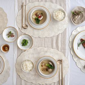 [CJ단독] 앳센셜 자개 테이블 매트 4P 패키지