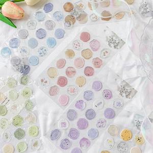 실링스티커 실링왁스 대량주문 웨딩 봉투 스탬프 청첩장 결혼식 다꾸 폰꾸 스티커 다이어리 꾸미기 포장