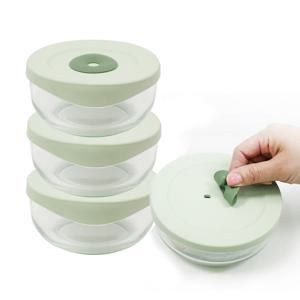 3개세트  스팀 국 밥 보관용기 300ml 냉동밥 이유식