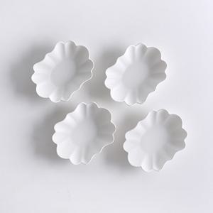 플로렌스 무광 도자기 타원 찬기 4p세트 / 반찬 소스 그릇