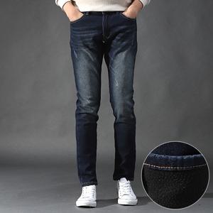 기모본딩 세미빈티지 슬림핏 스판 청바지 CICP4215