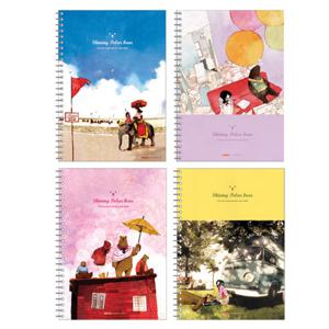 팬시로비 2000 쓰기편한 연습장 학생용연습장 스프링노트 스프링연습장 문구류연습장