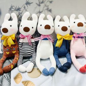 기초바느질 인형 세트 5인용 양말인형 만들기(솜 실 바늘 단추 포함)