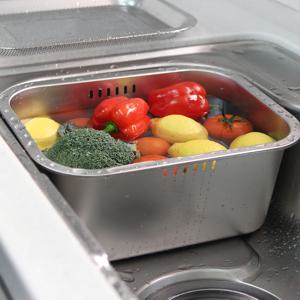 스텐 304 깊은 사각 설거지통 가정용 캠핑용 설거지볼